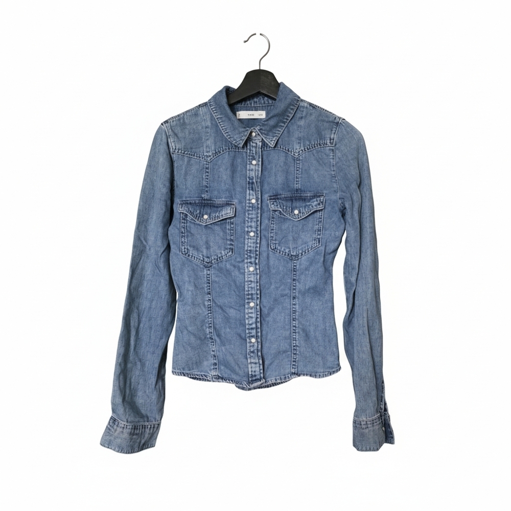 Mango | Blue Denim Shirt S